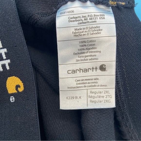 CARHARTT MIDWEIGHT STRETCH COTTON RIB BASE LAYER PANT SIZE 2XL - Picture 8 of 8
